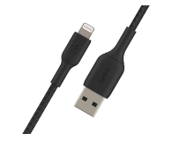 BELKIN Kabel Braided USB- Lightning 15cm czarny CAA002bt0MBK - 1330427 - zdjęcie 2